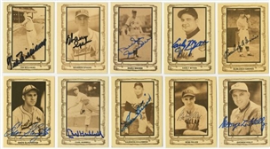 Lot of (20) Signed Cramer Baseball Legends Cards Featuring Ted Williams